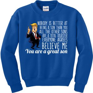 Your A Great Son Donald Trump Kids Sweatshirt