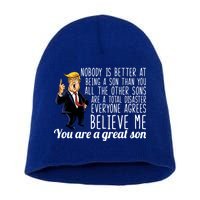 Your A Great Son Donald Trump Short Acrylic Beanie