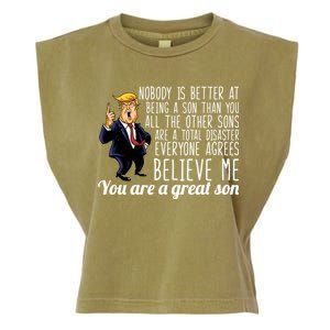 Your A Great Son Donald Trump Garment-Dyed Women's Muscle Tee