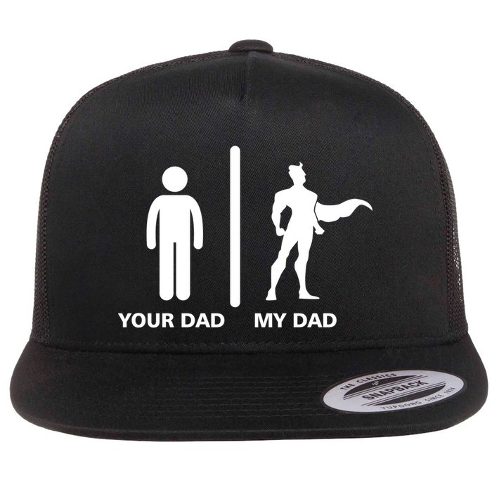 Your Dad My Superhero Dad Flatbill Hat