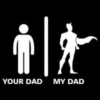 Your Dad My Superhero Dad Flatbill Hat