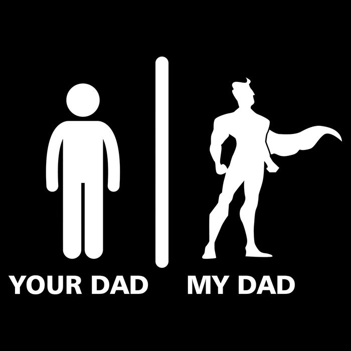 Your Dad My Superhero Dad Flatbill Hat