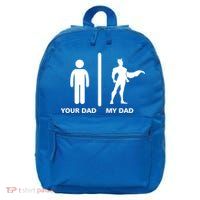Your Dad My Superhero Dad 16 in Basic Backpack