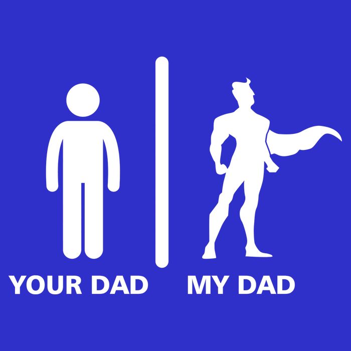 Your Dad My Superhero Dad Baby Bodysuit
