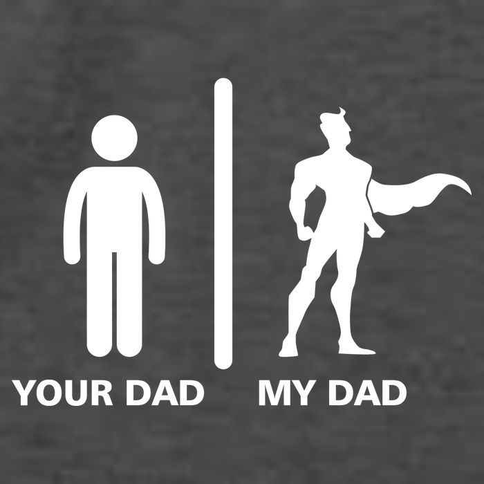 Your Dad My Superhero Dad Vector Backpack