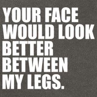 Your Face Look Better Between My Legs Cotton Canvas Backpack