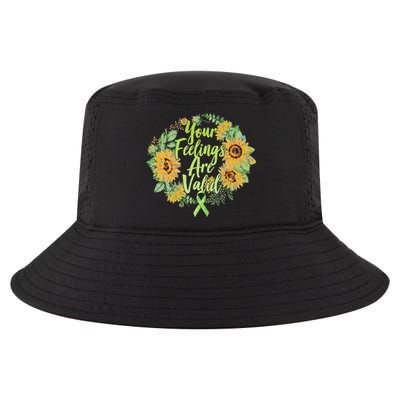 Your Feelings Are Valid Mental Health Awareness Cool Comfort Performance Bucket Hat