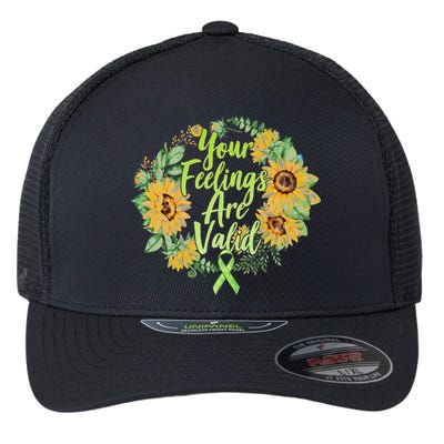 Your Feelings Are Valid Mental Health Awareness Flexfit Unipanel Trucker Cap