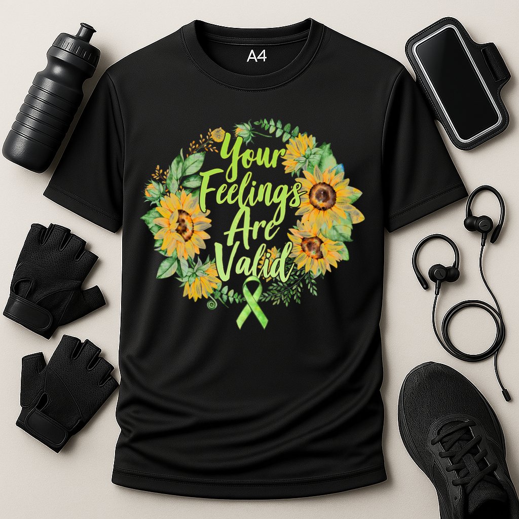 Your Feelings Are Valid Mental Health Awareness Performance Shirt