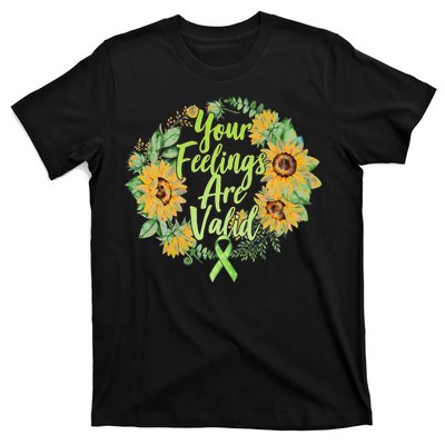 Your Feelings Are Valid Mental Health Awareness T-Shirt