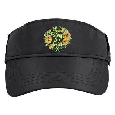 Your Feelings Are Valid Mental Health Awareness Adult Drive Performance Visor