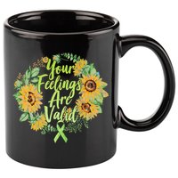 Your Feelings Are Valid Mental Health Awareness 11oz C Handle Ceramic Mug