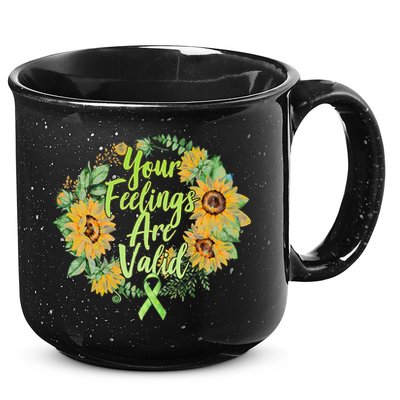 Your Feelings Are Valid Mental Health Awareness 15oz Campfire Ceramic Mug