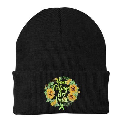 Your Feelings Are Valid Mental Health Awareness Beanie