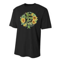 Your Feelings Are Valid Mental Health Awareness Youth Performance Sprint T-Shirt