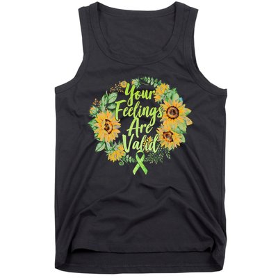 Your Feelings Are Valid Mental Health Awareness Tank Top