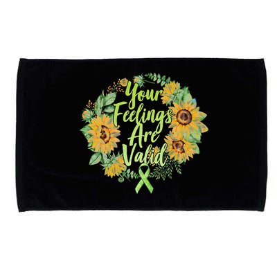 Your Feelings Are Valid Mental Health Awareness Microfiber Hand Towel