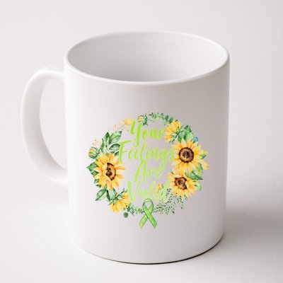 Your Feelings Are Valid Mental Health Awareness Coffee Mug