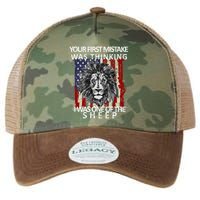 Your First Mistake Was Thinking I Was One Of The Sheep Legacy Tie Dye Trucker Hat