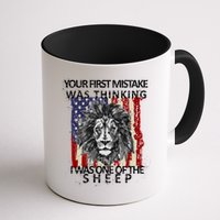 Your First Mistake Was Thinking I Was One Of The Sheep Mug