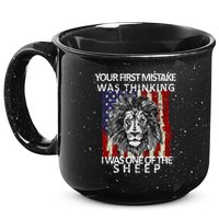 Your First Mistake Was Thinking I Was One Of The Sheep 15oz Campfire Ceramic Mug