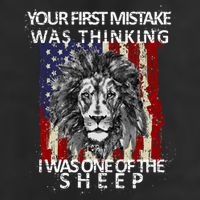 Your First Mistake Was Thinking I Was One Of The Sheep 25L Jumbo Tote