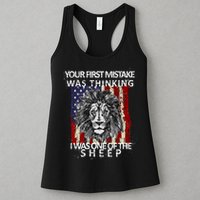 Your First Mistake Was Thinking I Was One Of The Sheep Womens Tank Top