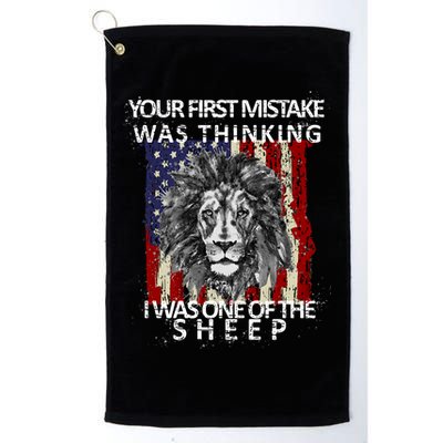 Your First Mistake Was Thinking I Was One Of The Sheep Golf Towel