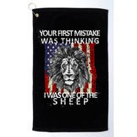 Your First Mistake Was Thinking I Was One Of The Sheep Golf Towel