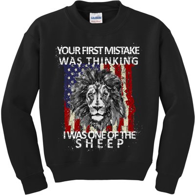Your First Mistake Was Thinking I Was One Of The Sheep Kids Sweatshirt