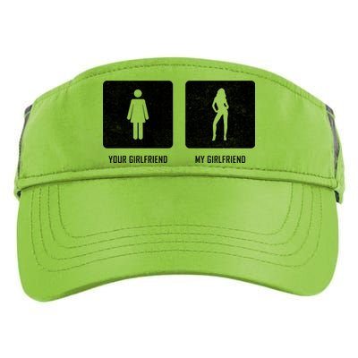 Your Girlfriend My Girlfriend  Adult Drive Performance Visor