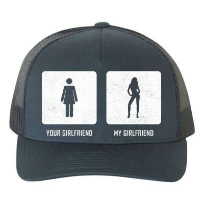 Your Girlfriend My Girlfriend  Yupoong Adult 5-Panel Trucker Hat