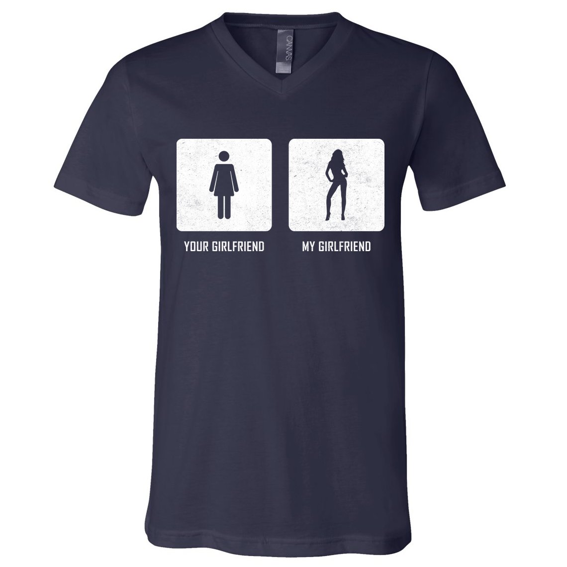Your Girlfriend My Girlfriend  V-Neck T-Shirt