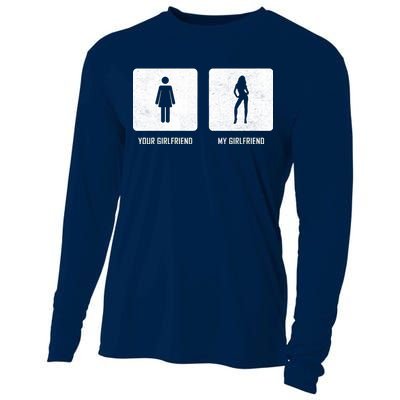 Your Girlfriend My Girlfriend  Cooling Performance Long Sleeve Crew