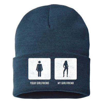 Your Girlfriend My Girlfriend  Sustainable Knit Beanie