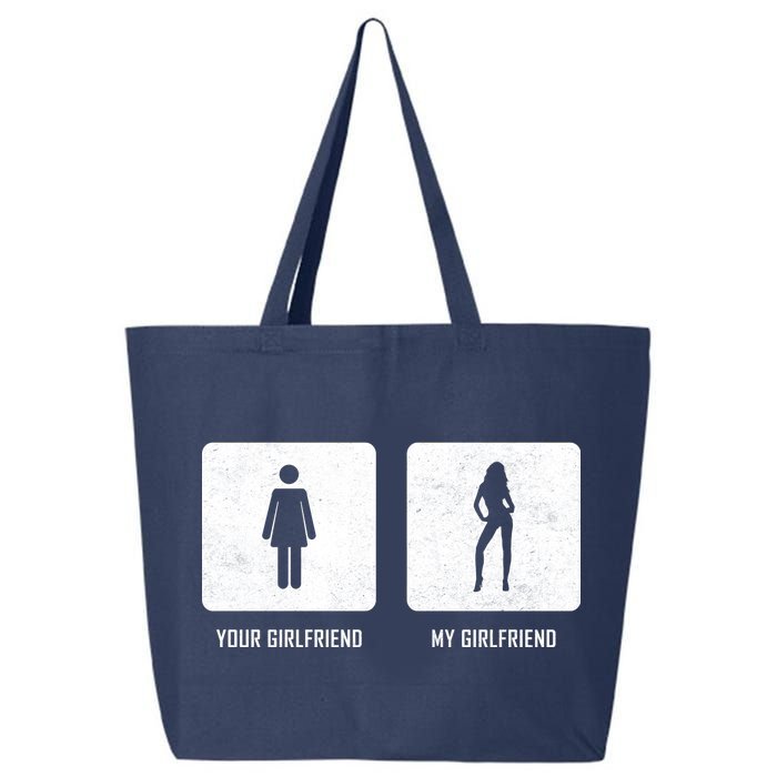 Your Girlfriend My Girlfriend  25L Jumbo Tote