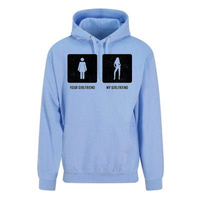 Your Girlfriend My Girlfriend  Unisex Surf Hoodie