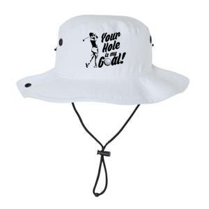 Your Hole Is My Goal! Funny Golfing Legacy Cool Fit Booney Bucket Hat