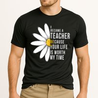 Your Life Is Worth My Time Inspiring Teacher Cooling Performance Crew T-Shirt