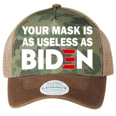 Your Mask Is As Useless As Biden Legacy Tie Dye Trucker Hat