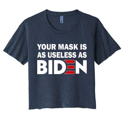 Your Mask Is As Useless As Biden Crop Top