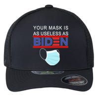 Your Mask Is As Useless As Biden Pro Trump Flexfit Unipanel Trucker Cap