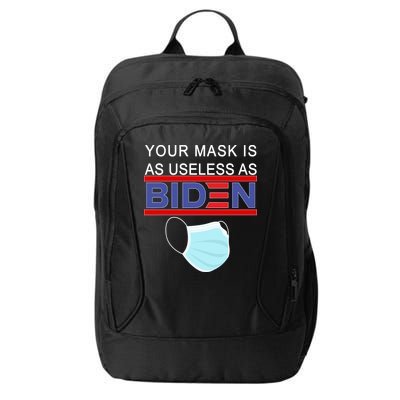 Your Mask Is As Useless As Biden Pro Trump City Backpack