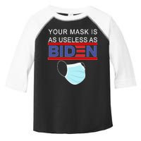 Your Mask Is As Useless As Biden Pro Trump Toddler Fine Jersey T-Shirt