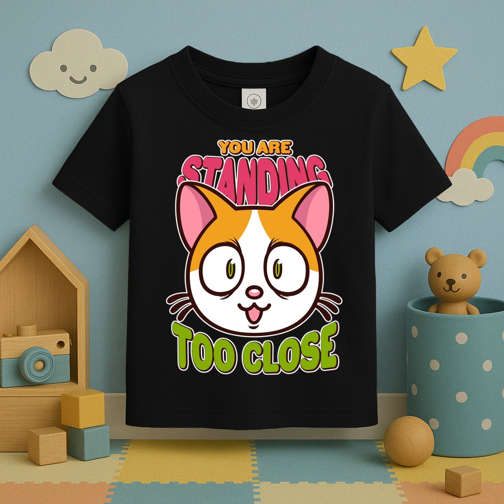 Your Standing Too Close Social Distancing Cat Toddler T-Shirt