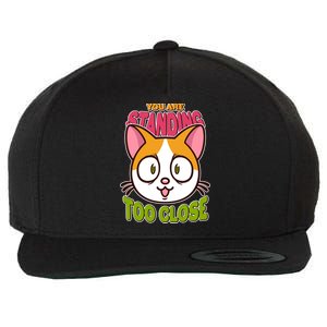 Your Standing Too Close Social Distancing Cat Wool Snapback Cap