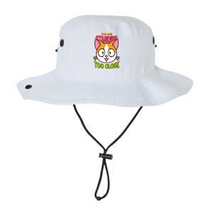 Your Standing Too Close Social Distancing Cat Legacy Cool Fit Booney Bucket Hat