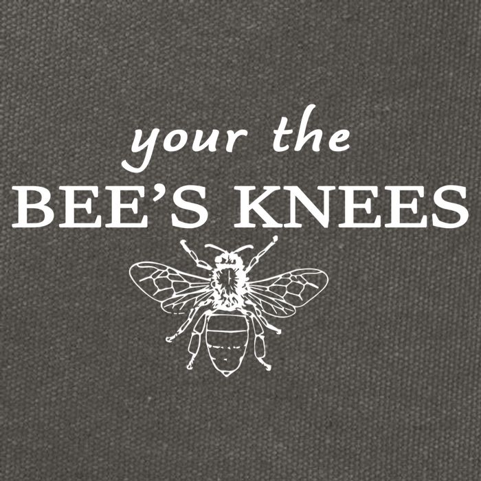 Your The Bee's Knees Cotton Canvas Backpack