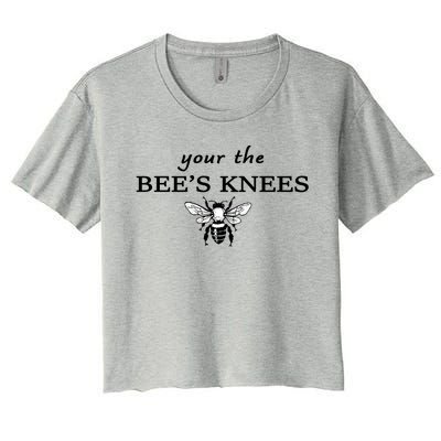 Your The Bee's Knees Women's Crop Top Tee