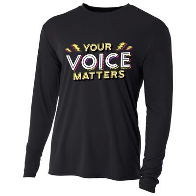 Your Voice Matters Cooling Performance Long Sleeve Crew